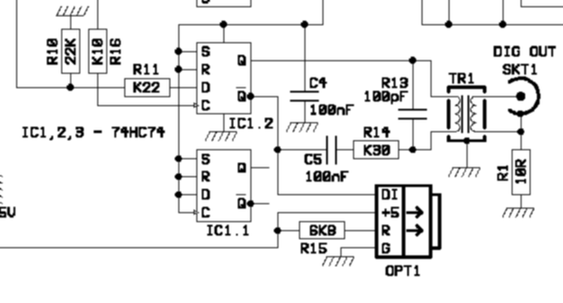 Spdif выход схема