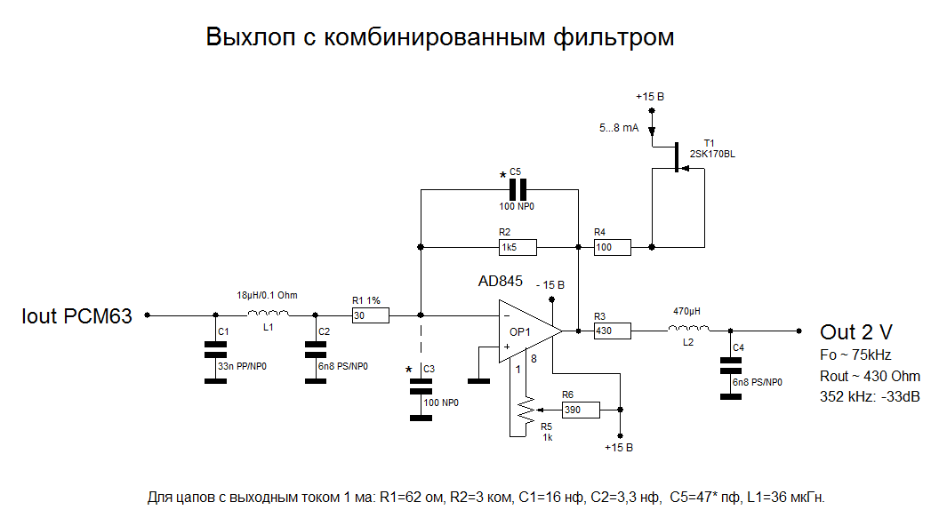 Схема лс фильтра